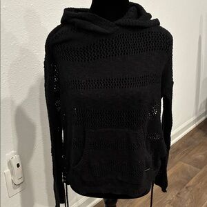 Billabong Black Knit Cowl Sweater